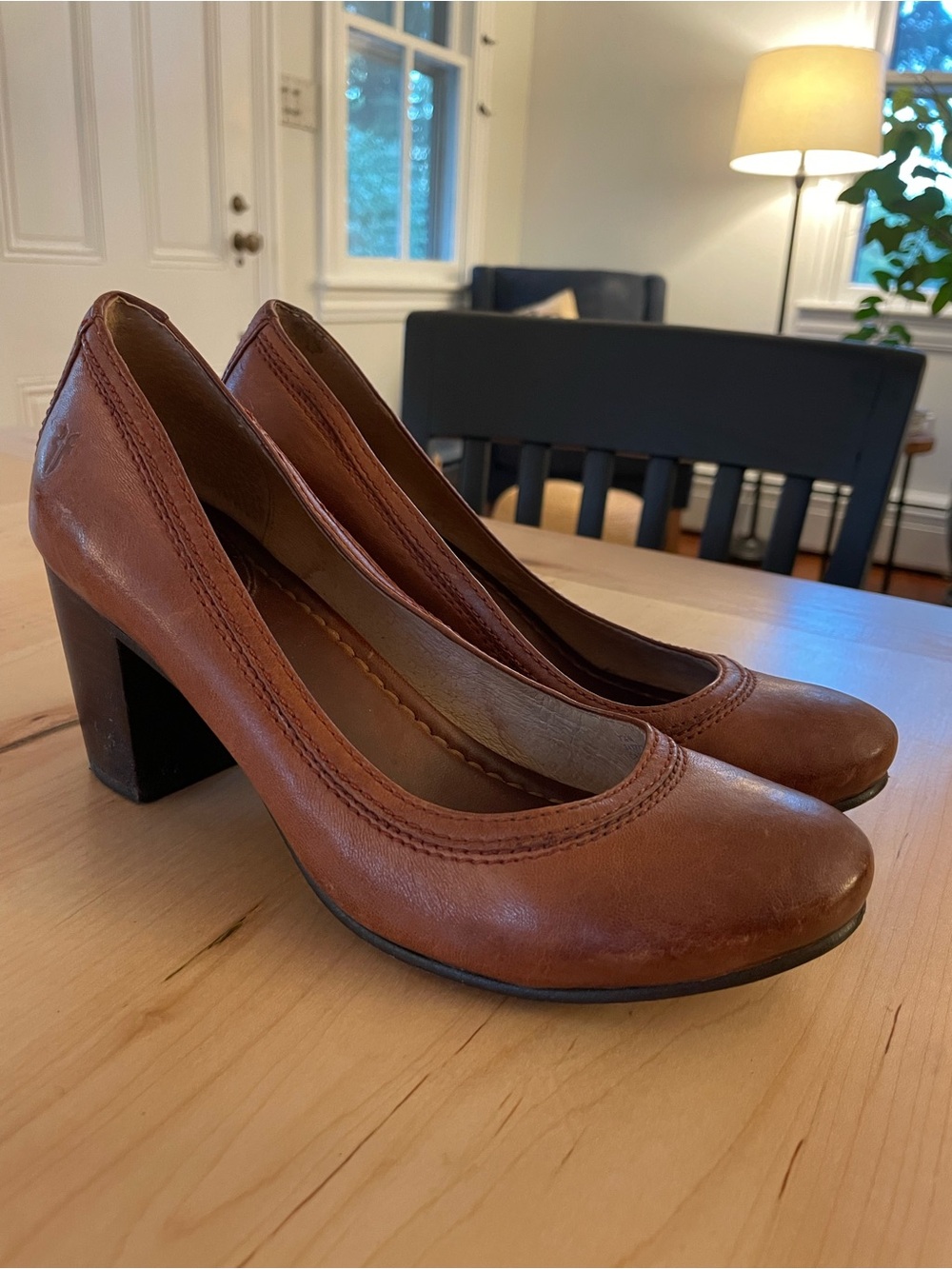 Frye 3” Leather Heels